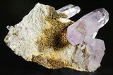Double Terminated Amethyst Crystal - Las Vigas, Mexico #354970-1